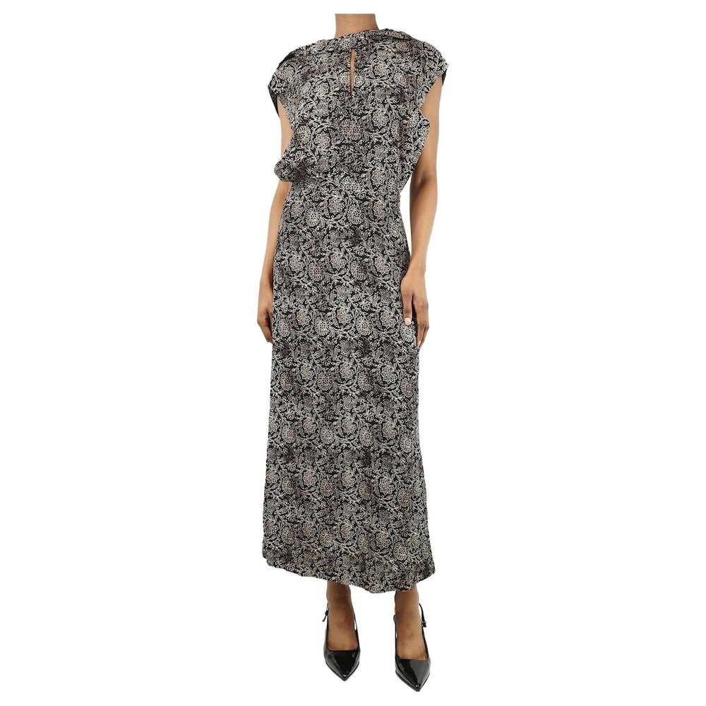 Zimmermann Dress Size 0 Floral Print Maxi Ruffle Trim‎ Sleeveless